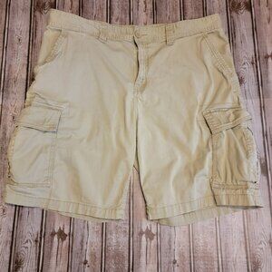 Men's George Brand Khaki Cargo Shorts Size 38